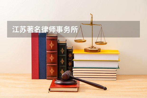 江苏著名律师事务所
