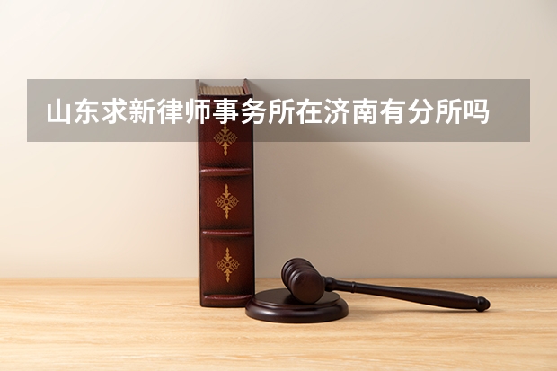 山东求新律师事务所在济南有分所吗