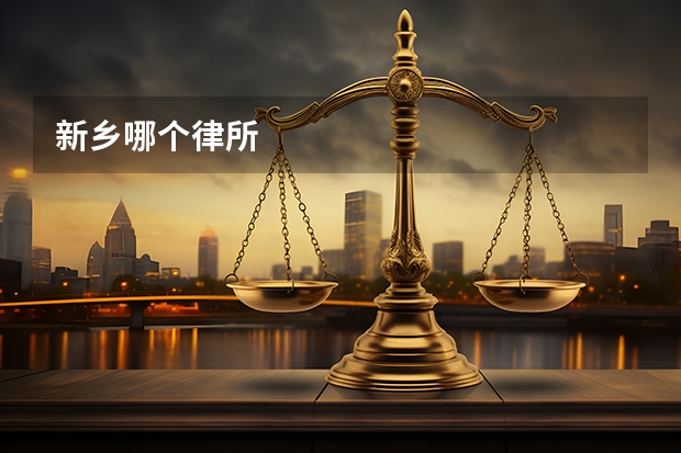 新乡哪个律所